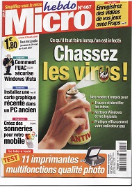 Jaquette de Micro hebdo — n°0467