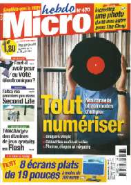Jaquette de Micro hebdo — n°0470