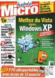 Jaquette de Micro hebdo — n°0474
