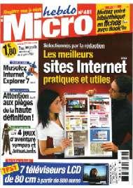 Jaquette de Micro hebdo — n°0481