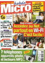 Jaquette de Micro hebdo — n°0494