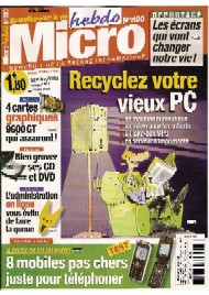 Jaquette de Micro hebdo — n°0520