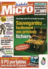 Jaquette de Micro hebdo — n°0542