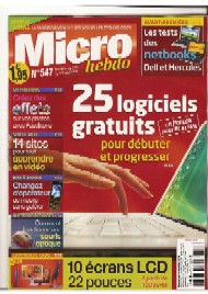 Jaquette de Micro hebdo — n°0547