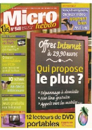 Jaquette de Micro hebdo — n°0548