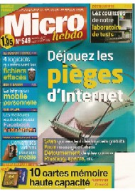 Jaquette de Micro hebdo — n°0549