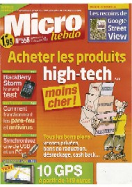 Jaquette de Micro hebdo — n°0555