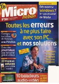 Jaquette de Micro hebdo — n°0563