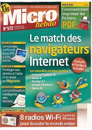 Jaquette de Micro hebdo — n°0572