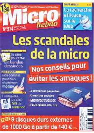 Jaquette de Micro hebdo — n°0574
