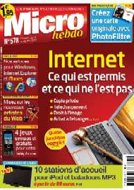 Jaquette de Micro hebdo — n°0578