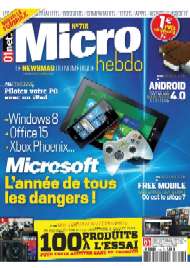 Jaquette de Micro hebdo — n°0718