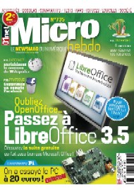 Jaquette de Micro hebdo — n°0735