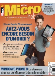 Jaquette de Micro hebdo — n°0754