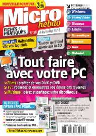 Jaquette de Micro hebdo — n°Fiches 038