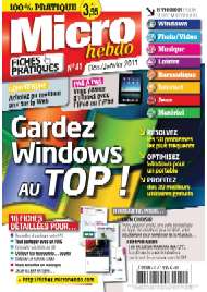 Jaquette de Micro hebdo — n°Fiches 041