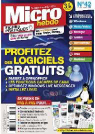 Jaquette de Micro hebdo — n°Fiches 042