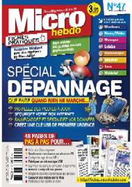 Jaquette de Micro hebdo — n°Fiches 047