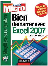 Jaquette de Micro hebdo — n°Livre Excel 2007