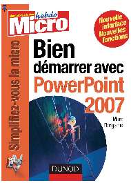 Jaquette de Micro hebdo — n°Livre PowerPoint 2007