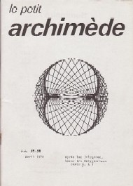 Jaquette de Archimede — n°027
