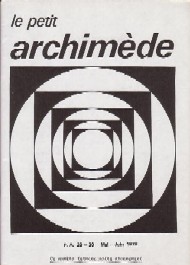 Jaquette de Archimede — n°029