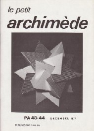 Jaquette de Archimede — n°043
