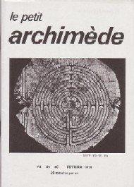 Jaquette de Archimede — n°045