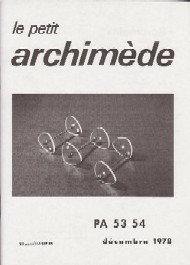 Jaquette de Archimede — n°053