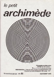 Jaquette de Archimede — n°061