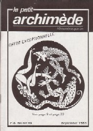 Jaquette de Archimede — n°093