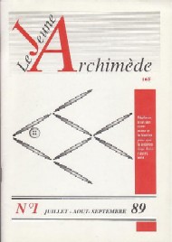 Jaquette de Archimede — n°JA 01