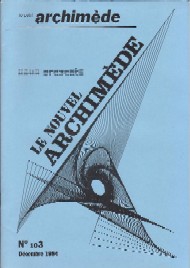 Jaquette de Archimede — n°NA 03