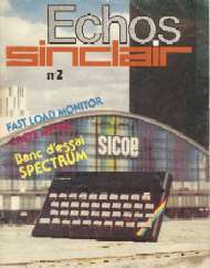 Jaquette de Echos Sinclair — n°02