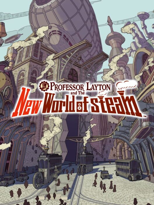 Jaquette de Professor Layton et le nouveau monde à vapeur