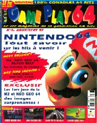 Jaquette de Game Play 64 — n°01