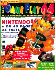 Jaquette de Game Play 64 — n°02