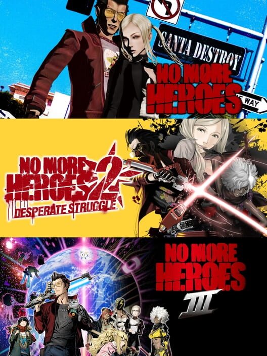 Jaquette de No More Heroes 1-3 Bundle