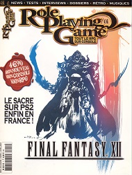Jaquette de Role Playing Game — n°01