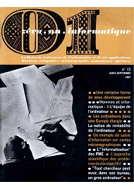Jaquette de 01 Informatique — n°0012