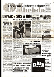 Jaquette de 01 Informatique — n°0257