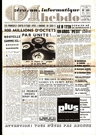 Jaquette de 01 Informatique — n°0260