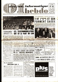 Jaquette de 01 Informatique — n°0261