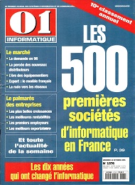 Jaquette de 01 Informatique — n°1376