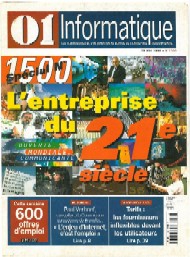 Jaquette de 01 Informatique — n°1500