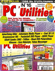 Jaquette de PC Utilities — n°16