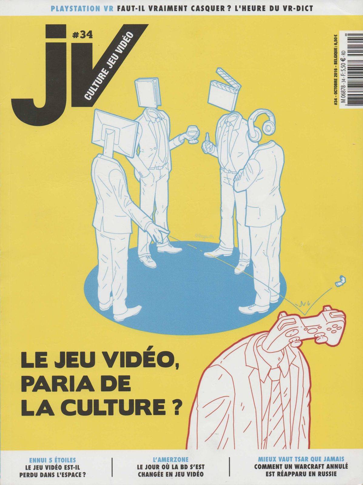 Jaquette de JV - Culture jeux video — n°34