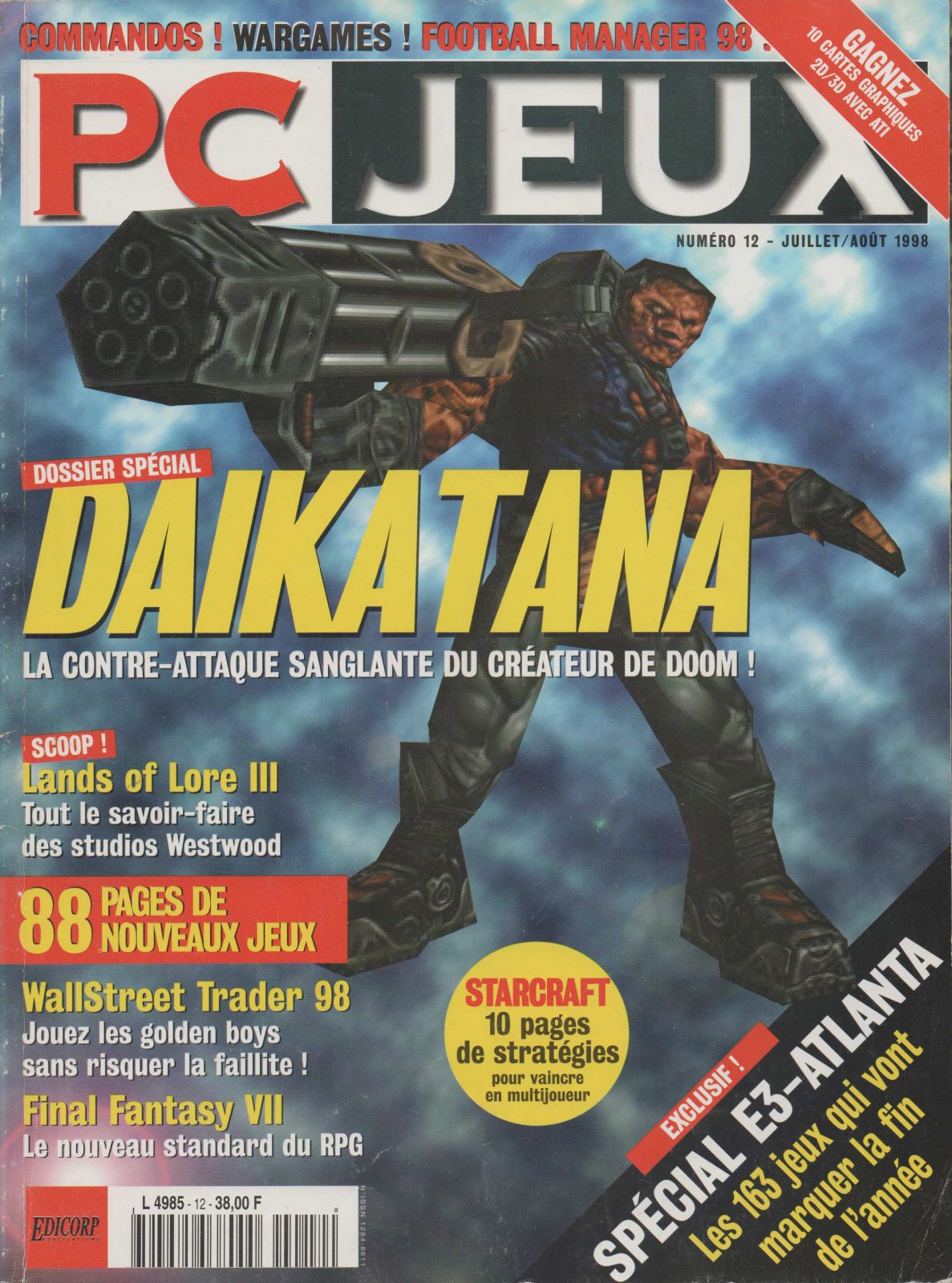 Jaquette de PC Jeux — n°012