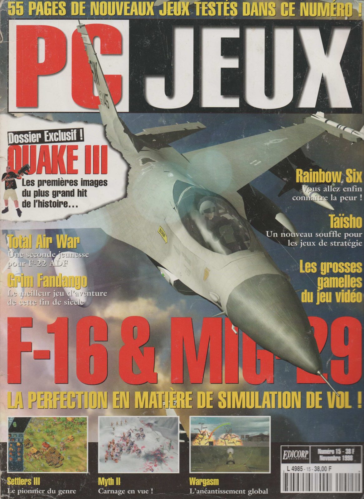 Jaquette de PC Jeux — n°015