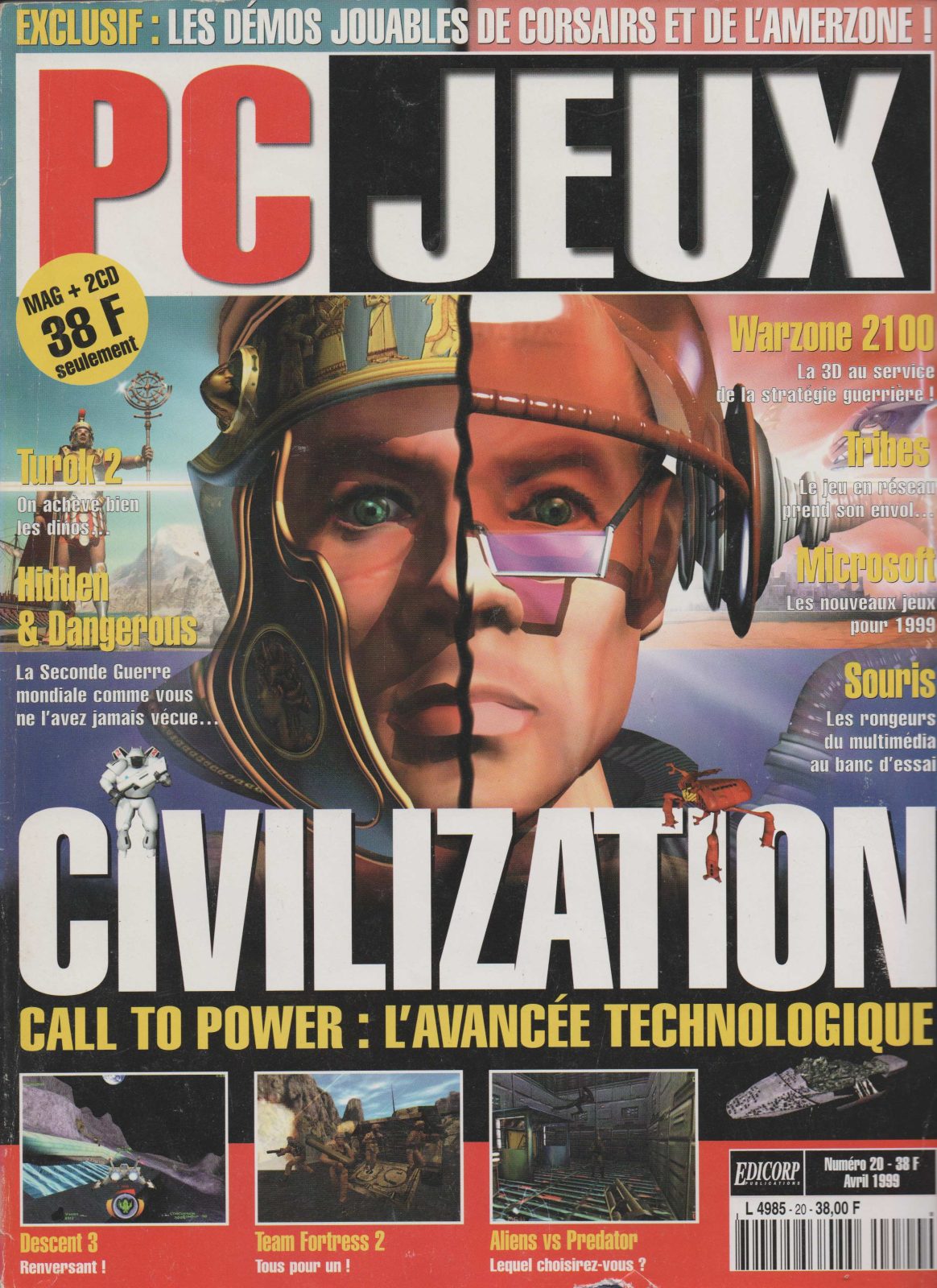 Jaquette de PC Jeux — n°20